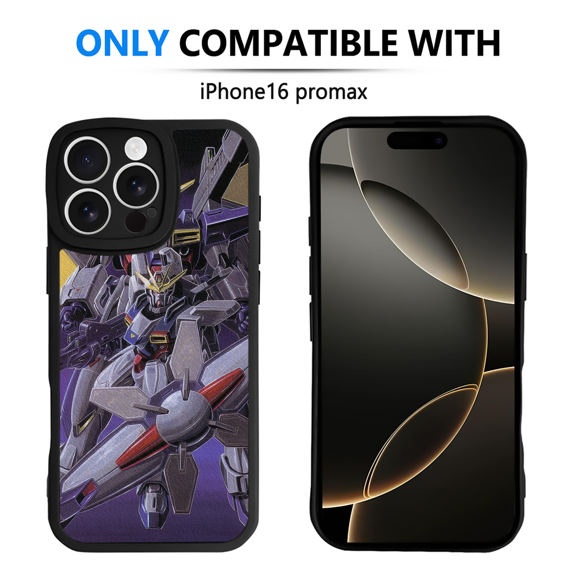 （画像用） 機動戦士ガンダム Mobile Suit Gundam 【iPhone 16シリーズ対応】シリコンスマホケース（レザー調） 材質：シリコン